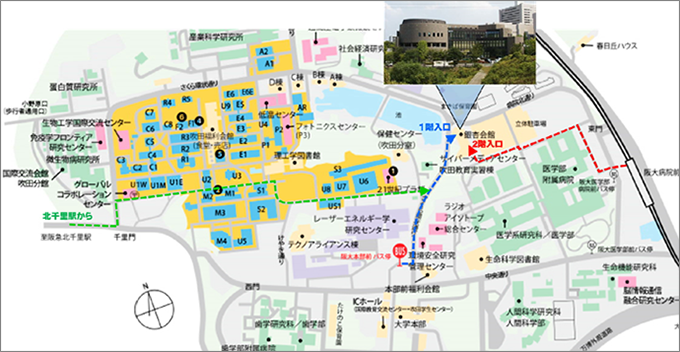 大阪大学医学部学友会館・医療情報センター 銀杏会館